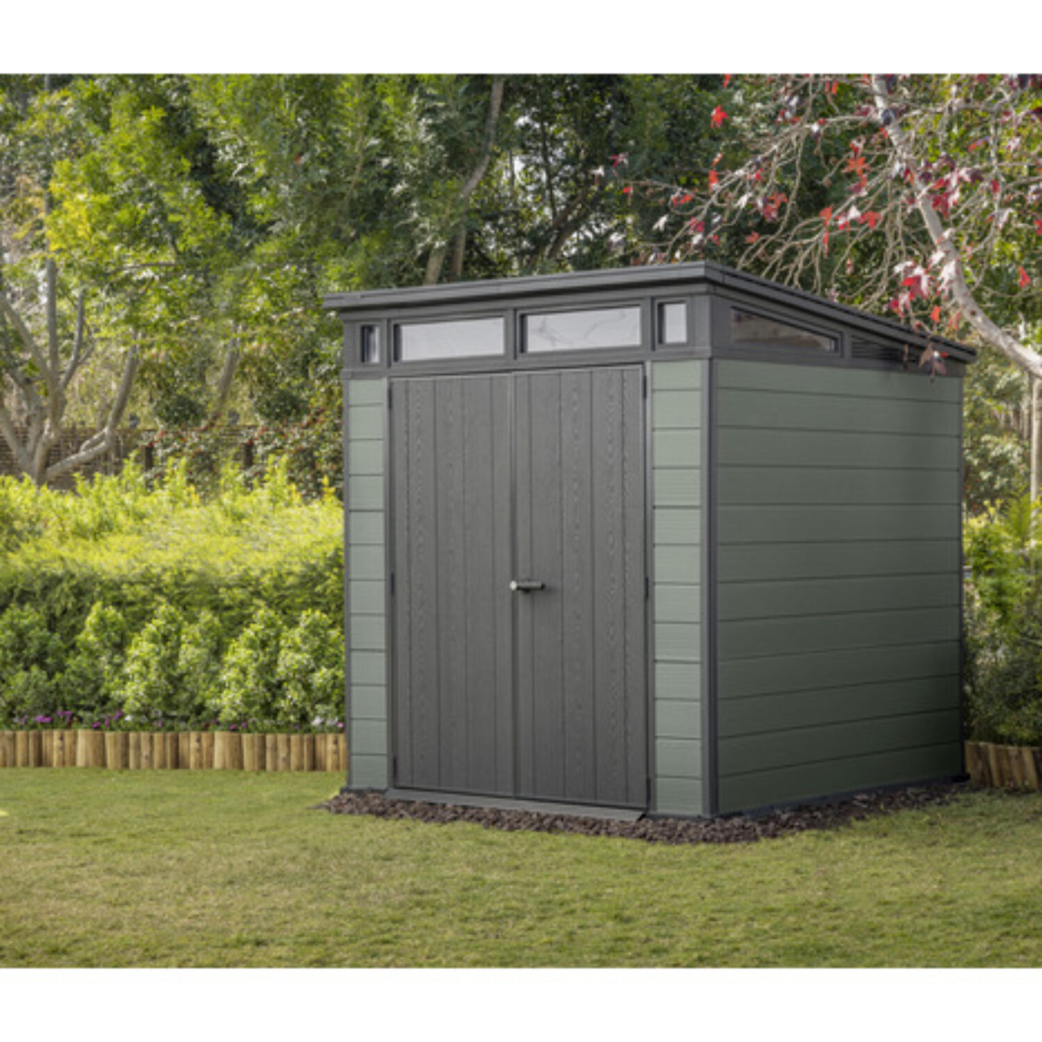 Abri de jardin L.216 x P.218 x H.226 cm