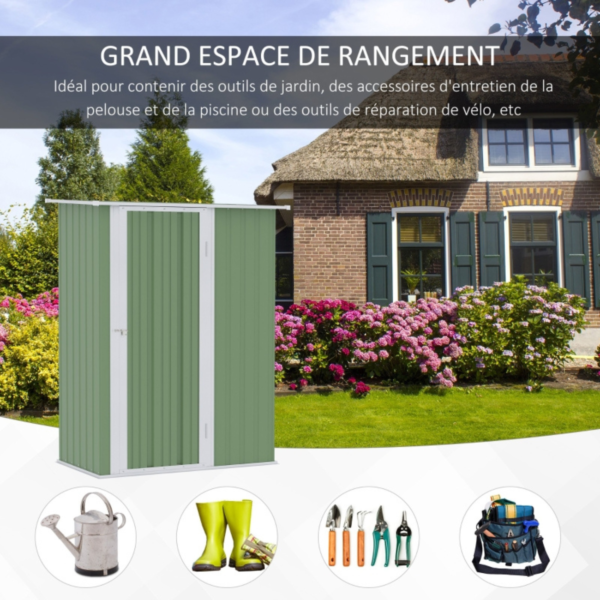 Abri de Jardin 1,2 m² – Porte Verrouillable – Image 2