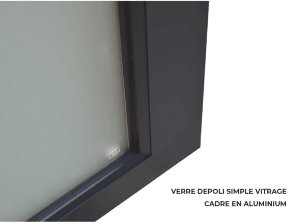 Abri de jardin moderne - 7m2 gris - 28 mm – Image 3