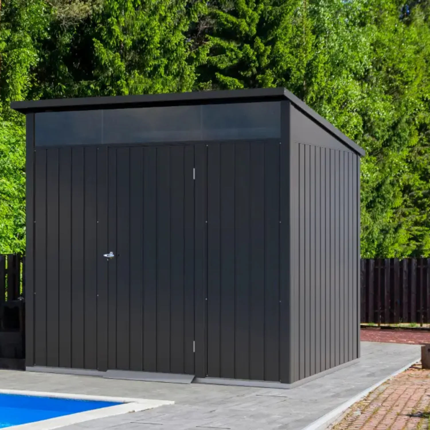 Cabane à outil en métal 2,5x2m