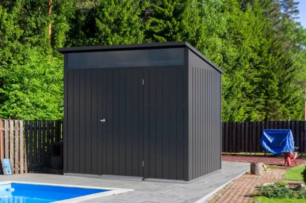 Cabane à outil en métal 2,5x2m