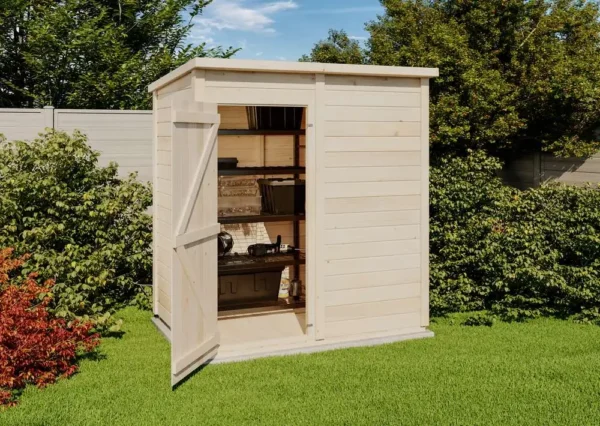 Cabane à outils en bois