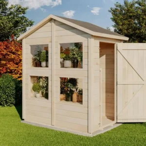 Abri de jardin en bois - Fenêtres - 2.34 m²