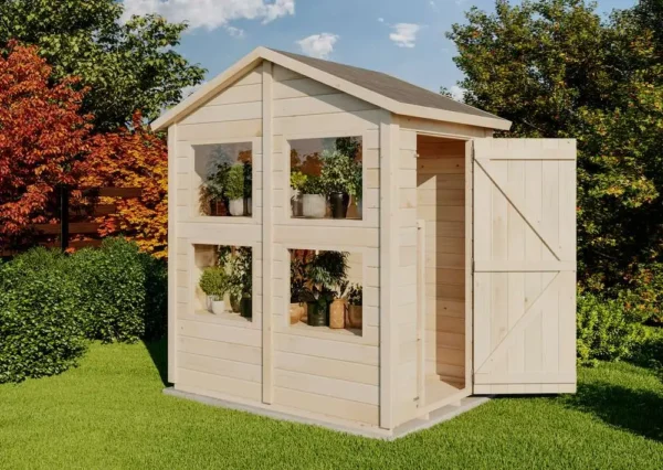 Abri de jardin en bois - Fenêtres - 2.34 m²